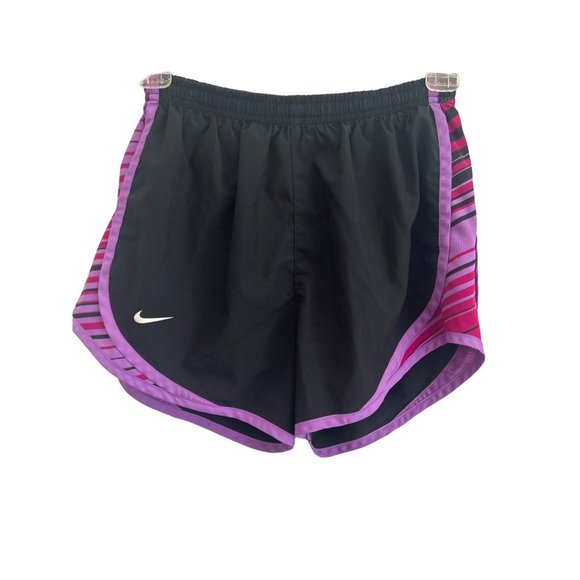Nike Pants - Nike Dri-Fit Black & Lavender Running Shorts, Size XS